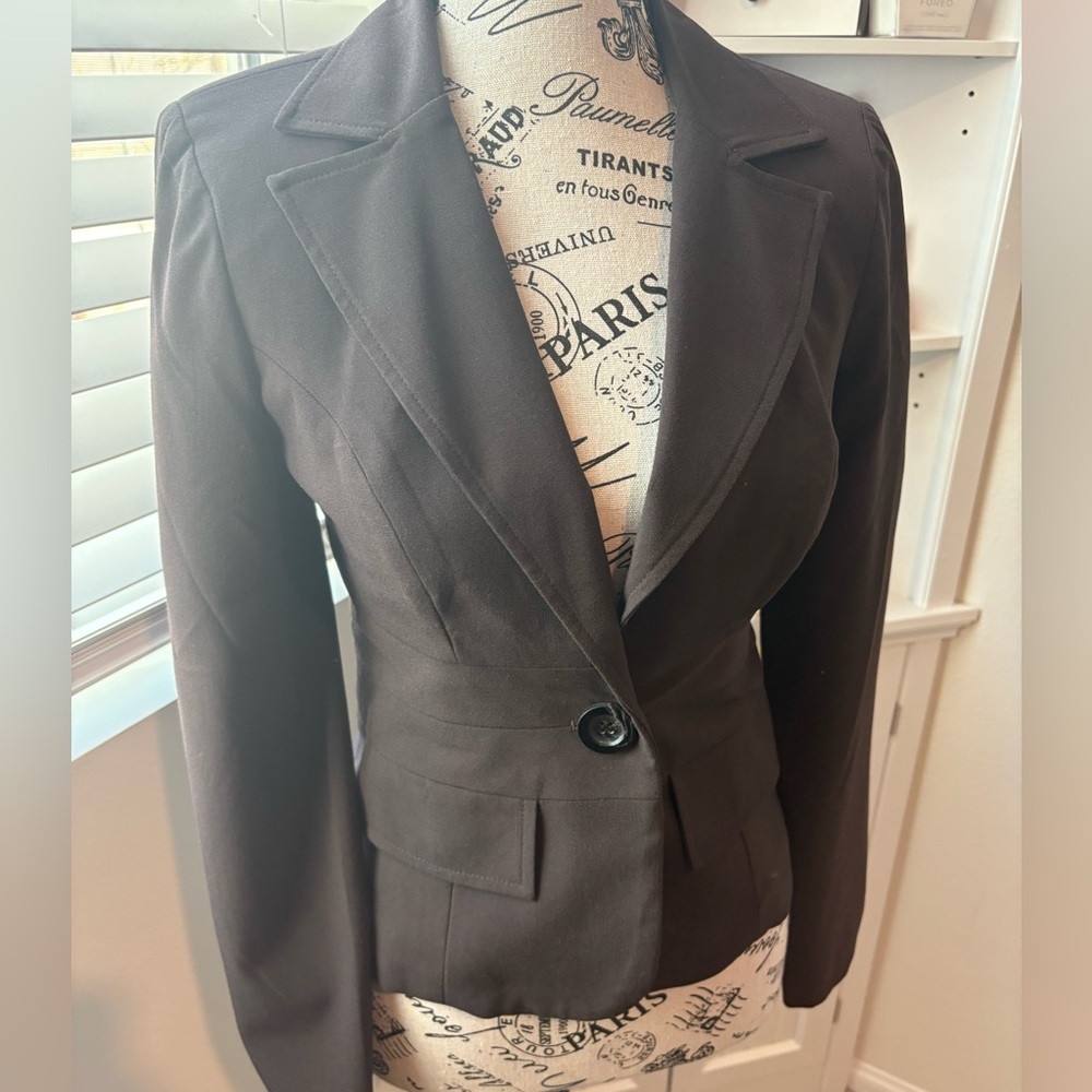 3-Piece Brown Blazer Set